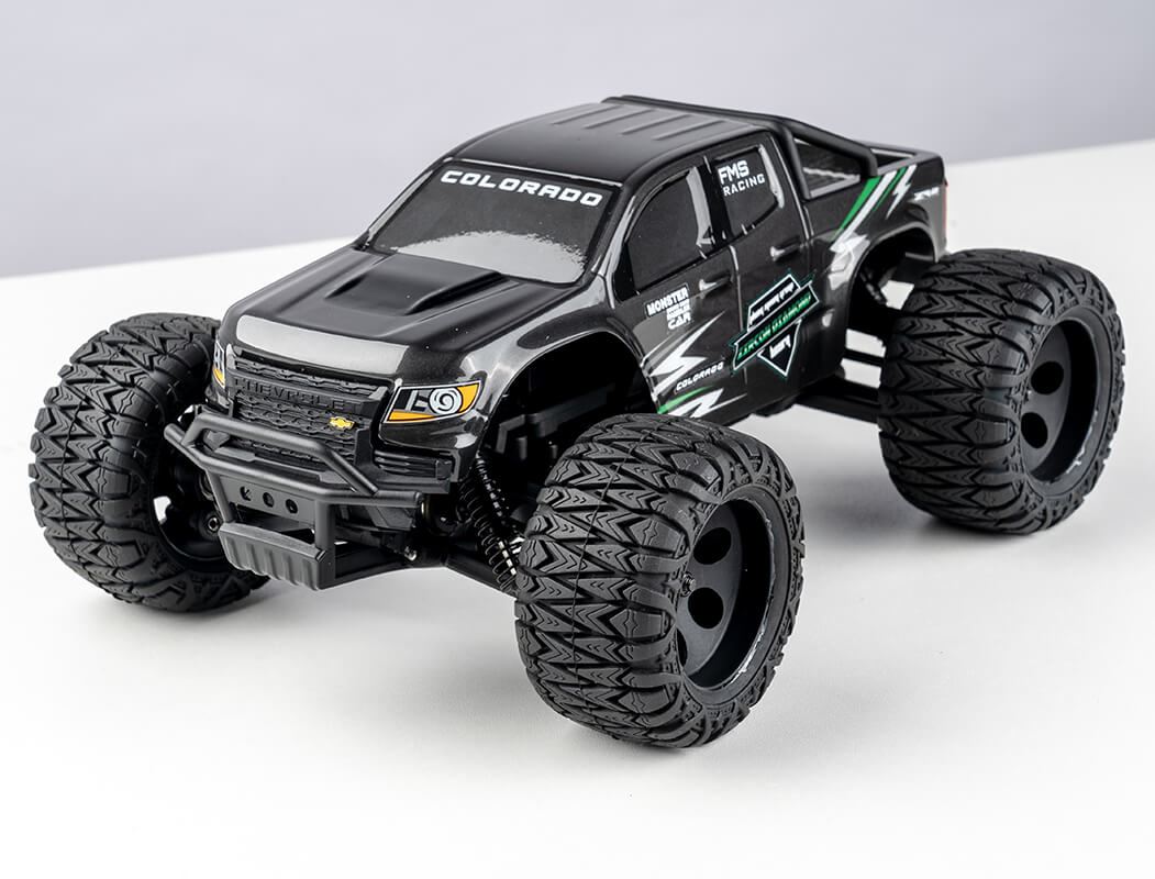 FMS FMT24 1/24TH CHEVROLET COLORADO TRUCK RTR - BLACK