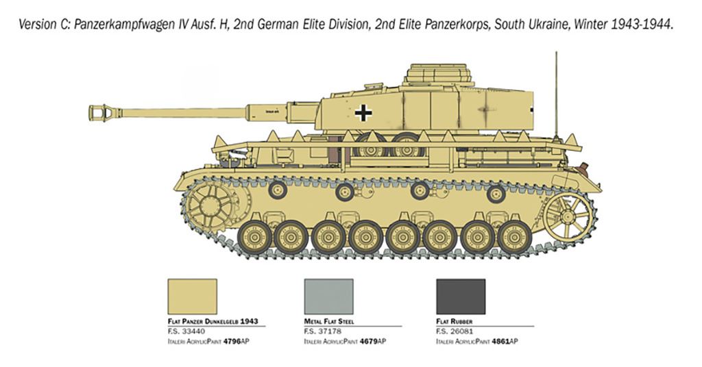 Italeri Pz. Kpfw. IV Ausf. H
