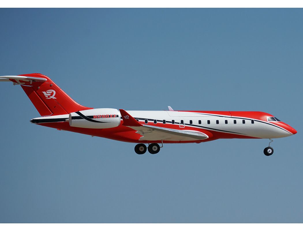 Xfly Twin 40Mm J-65 Edf Business Jet Pnp - Red