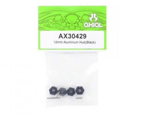 AXIAL Aluminum Hex Hub 12mm Black (4)