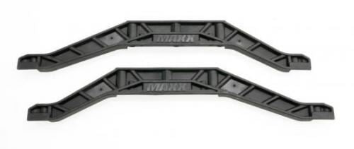 TRAXXAS Chassis braces, lower (black) (2)