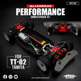 Yeah Racing Aluminum Performance Damper Upgrade Set For Tamiya Tt02