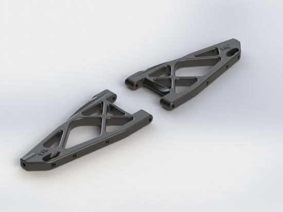 ARRMA Front Lower Suspension Arms Nero (2)