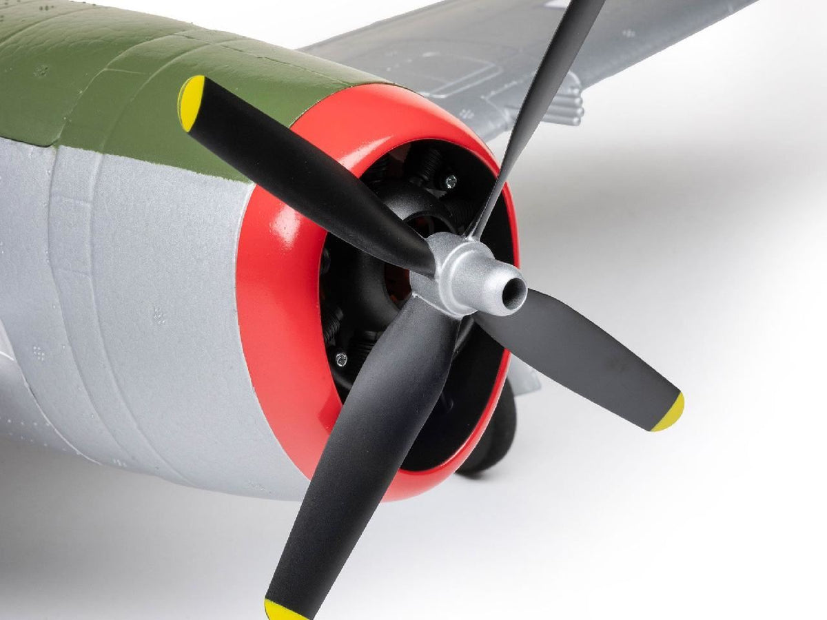 E Flite Micro P-47 Thunderbolt 625Mm Bnf Basic With As3X+ And Safe S