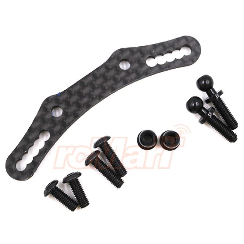 Yeah Racing Carbon Damper Stay Front For Tamiya M05