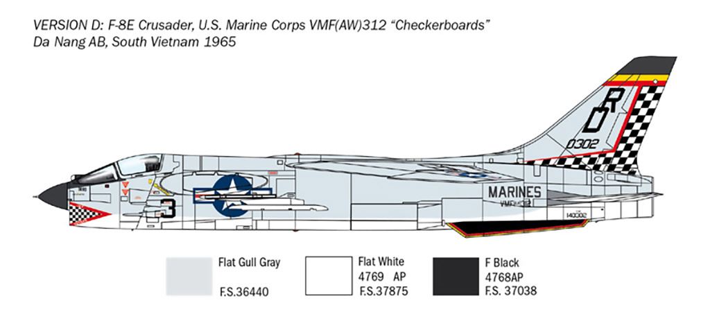Italeri F-8E Crusader