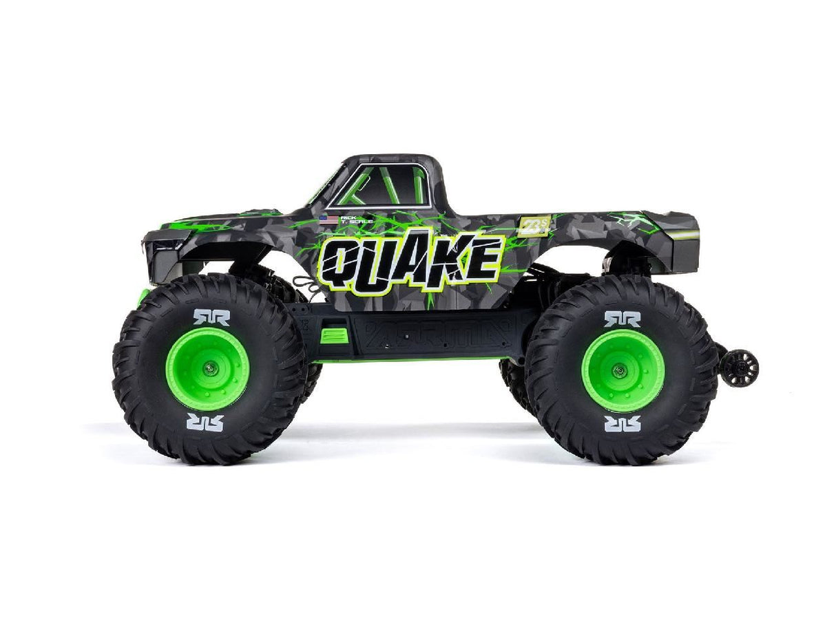 Arrma 1/10 Quake 223S Dsc 2Wd Rtr Brushless Monster Truck, Green