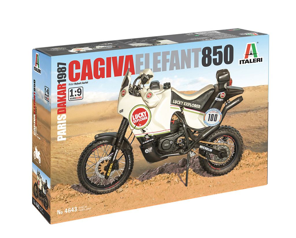 Italeri Cagiva “Elephant” 850 Paris- Dakar 1987