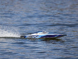 Proboat Sonicwake 24In Self-Righting Brushless Deep-V Rtr, Blue