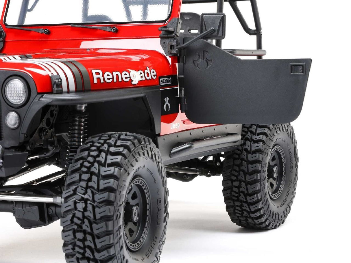Axial 1/10 Scx10 Iii Jeep Cj-7 4X4 Rtr Rock Crawler, Red