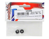 Schumacher Shock Seal Cap (Black) - Mi5 - 1pr