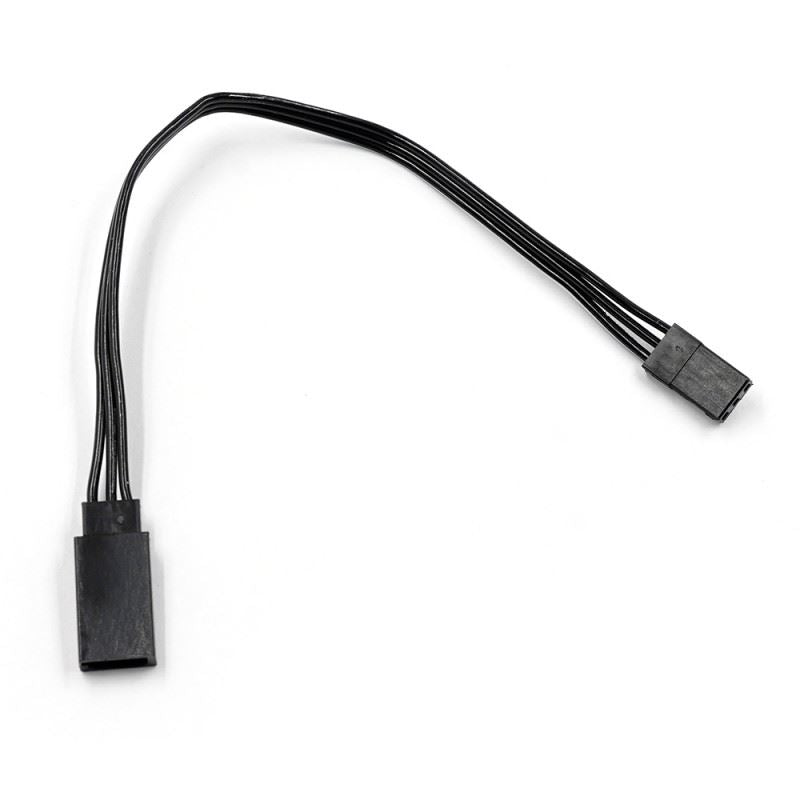 Yeah Racing 150mm 60-Core High Current Servo Extension Wire (JR/Futaba Plug)