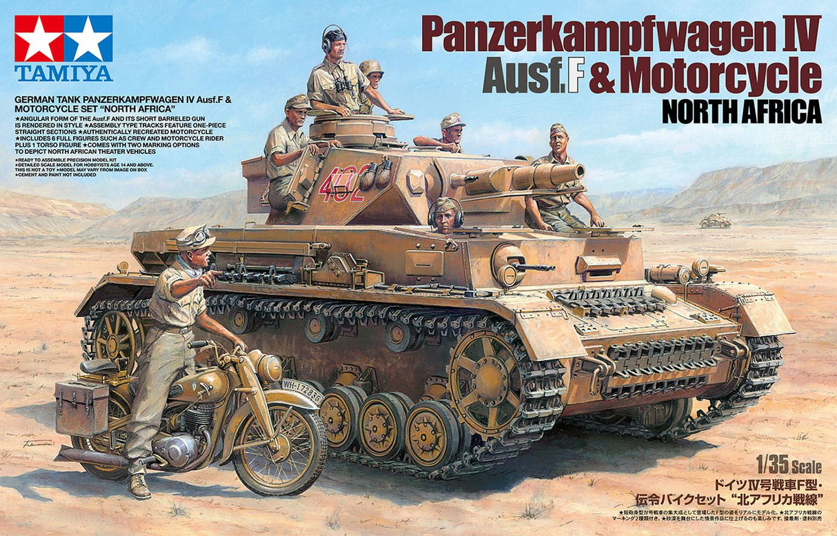 TAMIYA IV.F & MOTORCYCLE N. AFRICA