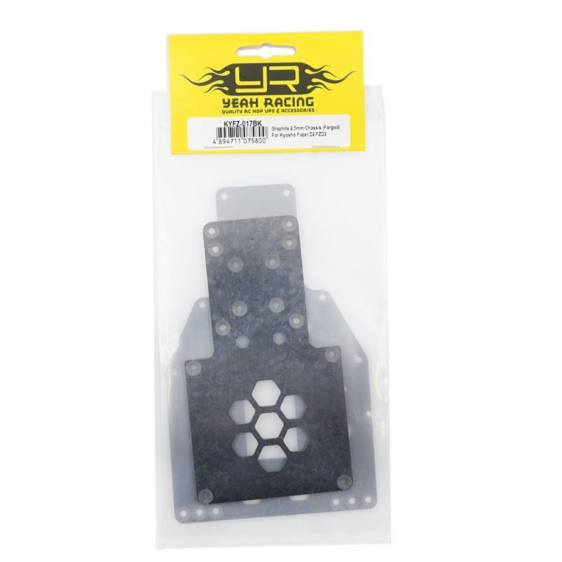 Yeah Racing Graphite 2.5Mm Chassis (Forged) For Kyosho Fazer D2 Fzd2