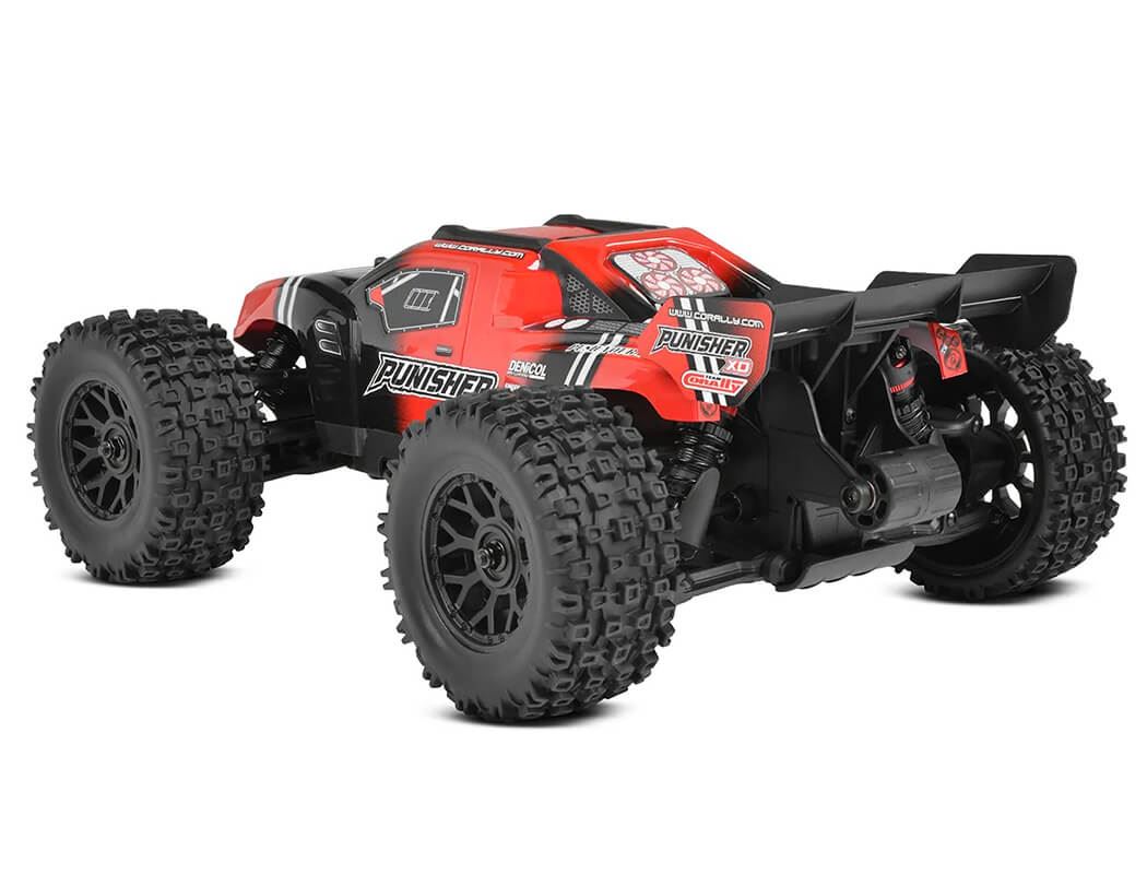Corally Punisher Xd Rtr Truck - Red