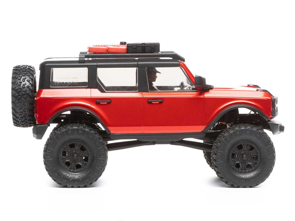 Axial 1/24 SCX24 2021 Ford Bronco 4WD Truck Brushed RTR, Red