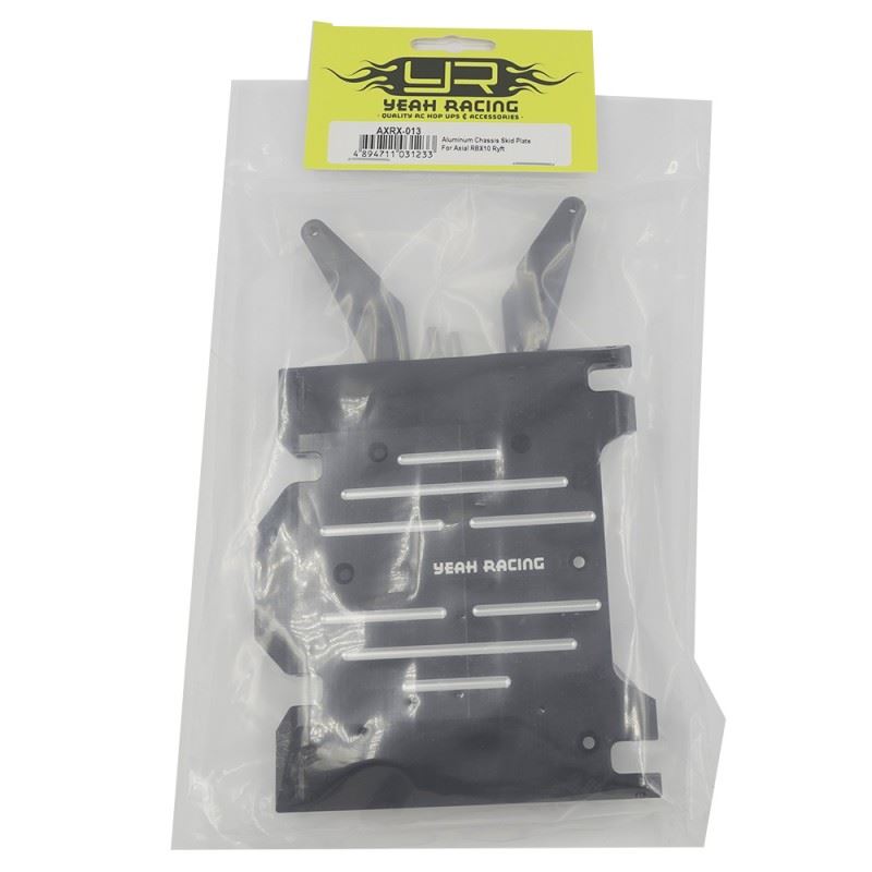 Yeah Racing Aluminum Chassis Skid Plate For Axial RBX10 Ryft