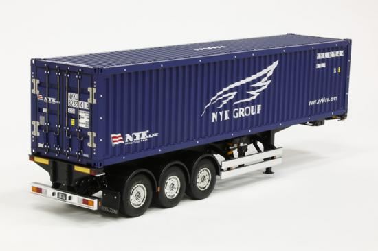 Tamiya NYK 40ft Container 3 Axle Trailer For Tamiya Tractor Units