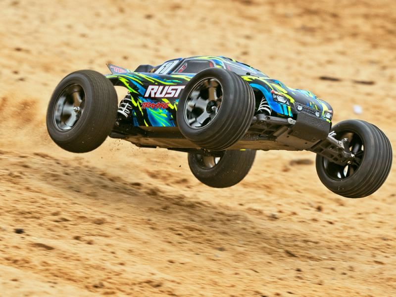 Traxxas Rustler VXL TSM RTR - Yellow