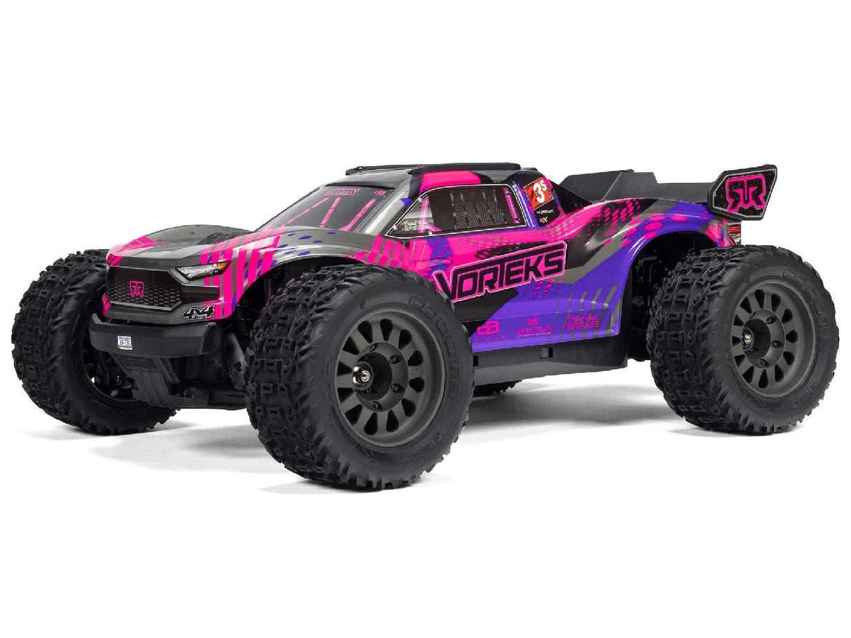 Arrma 1/10 Vorteks 223S Blx 4X4 Stadium Truck Rtr With Dsc Purple