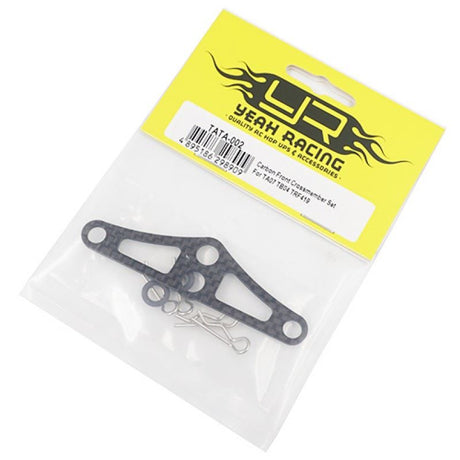 Yeah Racing Carbon Front Bodypost Stiffener Set For TA07 TB04 TRF419