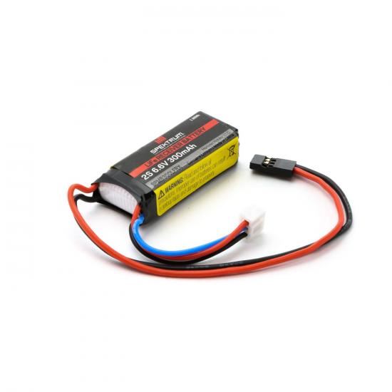 Spektrum 300mAh 2S 6.6V Li-Fe Receiver Battery (SPMB300LFRX)