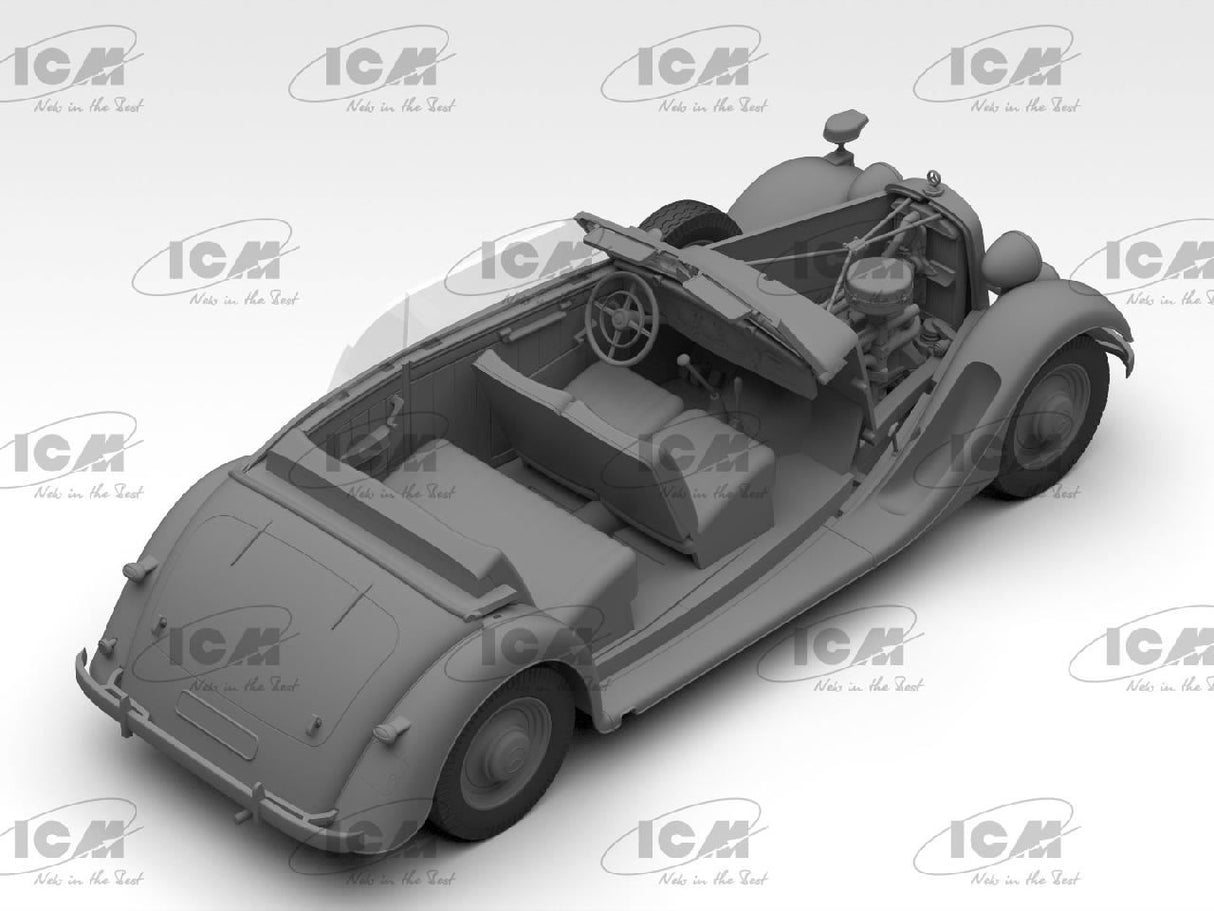 Icm Typ 320 (W142) Cabriolet, Wwii German Staff Car