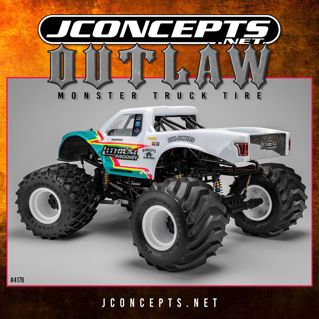 Outlaw Monster Truck Tire Blue (Fits - #3377)