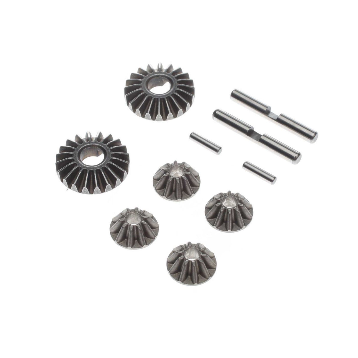 TLR Gear Set, G2 Gear Diff, Metal: 22