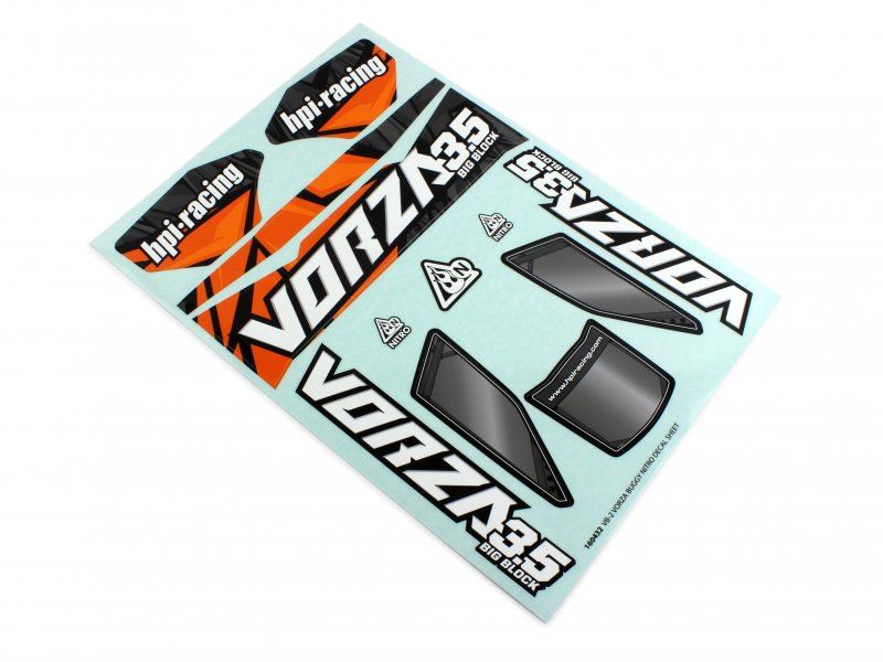 Vorza Buggy Nitro Vb-2 Decal Sheet