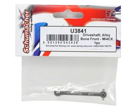 Schumacher Driveshaft; Alloy Bone Front - Mi4CX 1pc