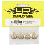 Yeah Racing Brass Spring Retainer 4pcs For Axial SCX10 II & III Element Enduro
