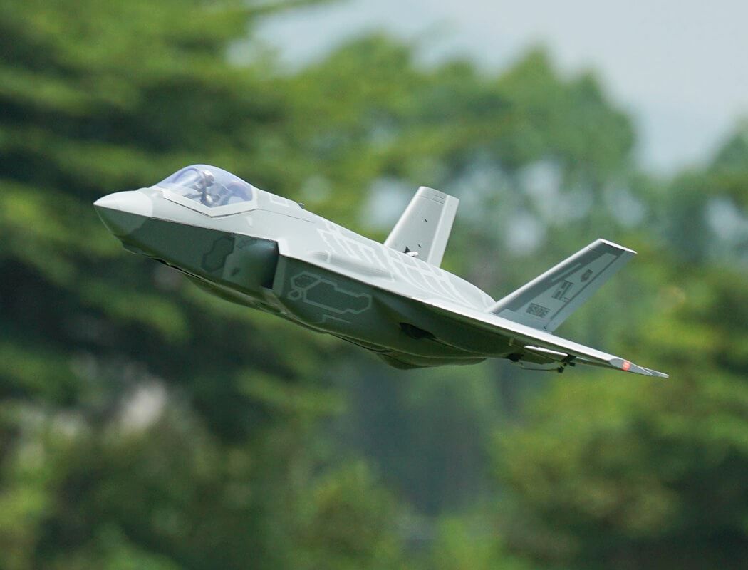 Xfly 64Mm F-35 Lightning Edf 750Mm No Retract Without Tx/Rx/Batt