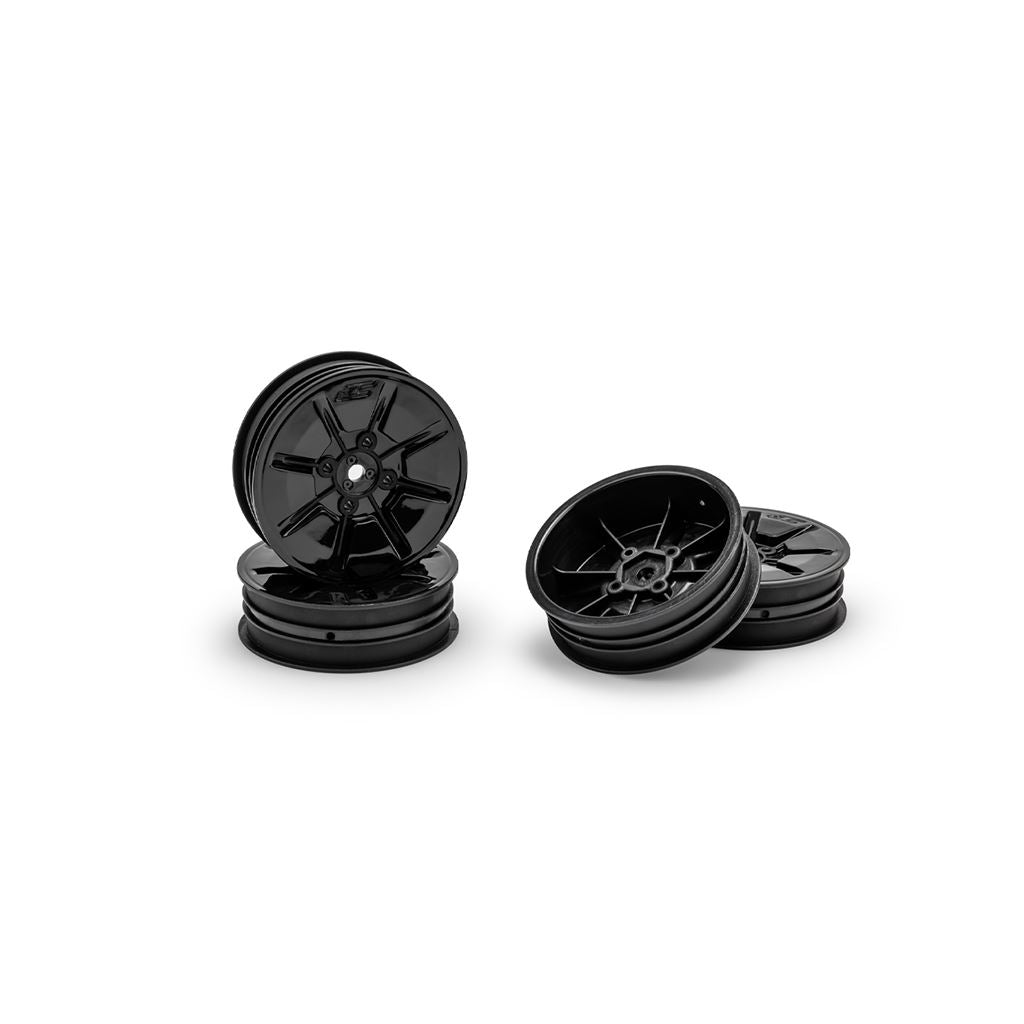 Pioneer - 2.2 2Wd Buggy Slim Front Wheel Black 4Pc