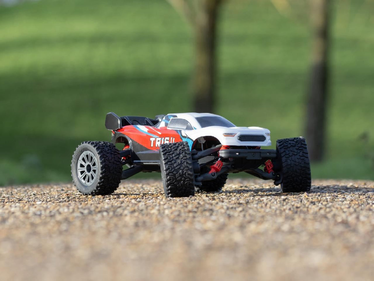 Pd Racing Tr16Ii Brushed Rc Truggy (Red, Blue & White)