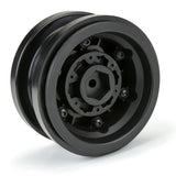 Proline 1/6 Black Rhino Armory Alum 2.9In Dual Offset Scx6 Wheels (2)