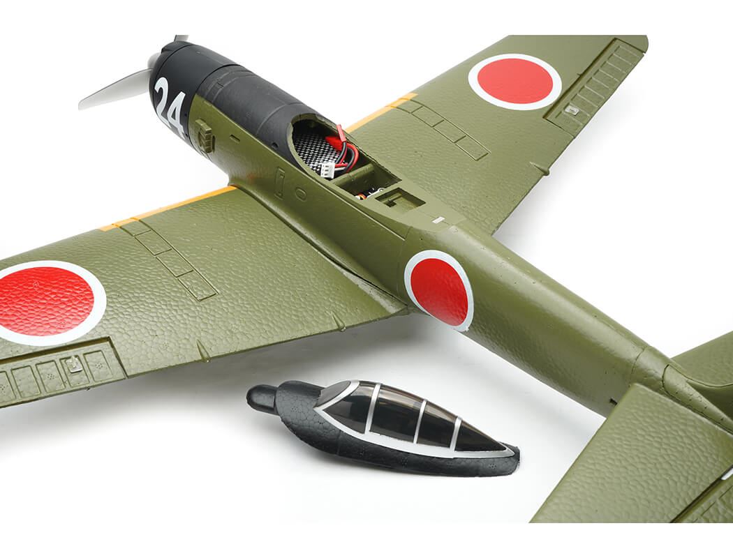 Mo-Fly Nakajima Ki-84 695Mm 6Ch 3D/6G With 6-Axis Gyro Rtf