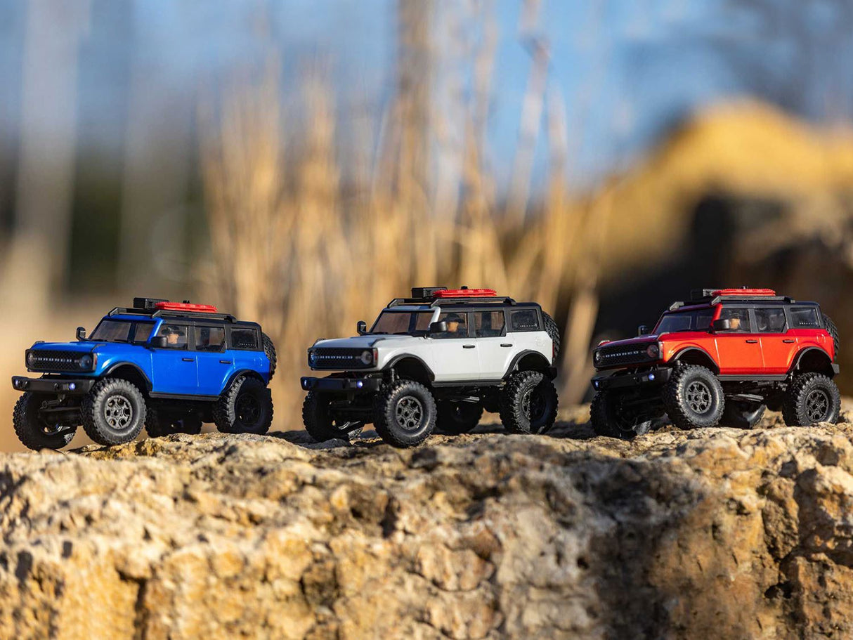 Axial 1/24 SCX24 2021 Ford Bronco 4WD Truck Brushed RTR, Red