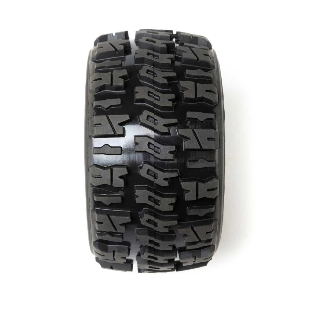 Pro-Line 1/16 Trencher Front/Rear Tires Mounted Desperado 2.0 Wheels,