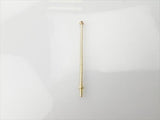 RACTIVE 1 Hole Stanchion, Brass 40mm (Pk10)