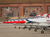 E Flite F-16 Thunderbirds 70mm EDF Jet BNF Basic with AS3X and SAFE