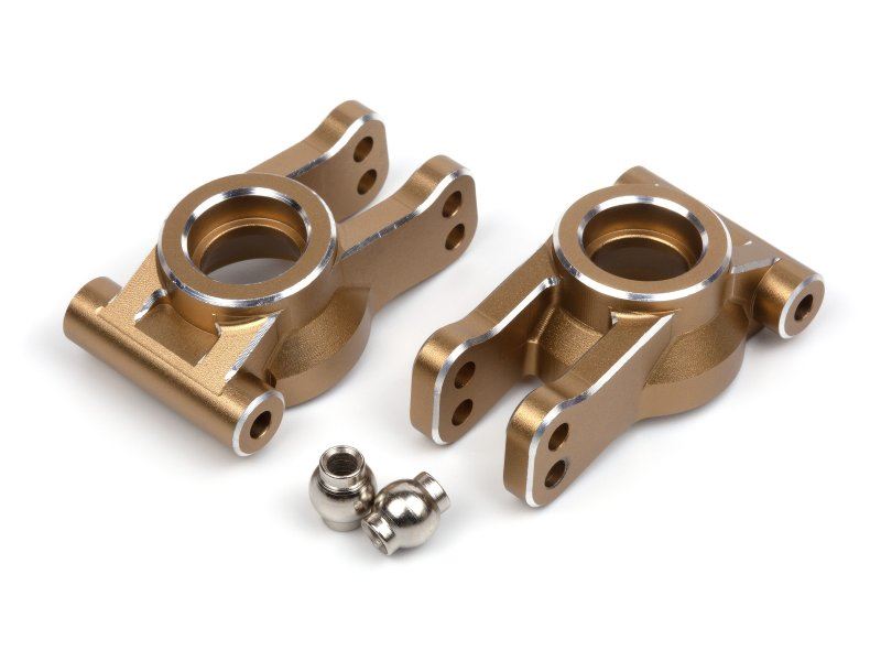 Aluminium Rear Hub Set (Gold/2Pcs)