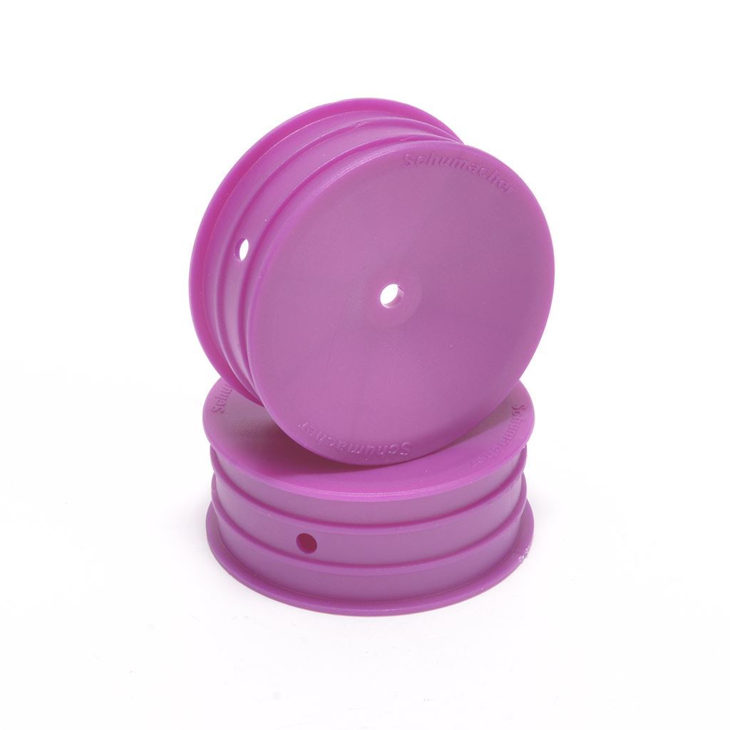 Wheel; Hex - Front Med - 2Wd - Purple - Pr