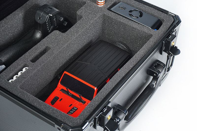 Koswork V2 Mini Black Aluminium Case For Kyosho Mini-Z (300X240X190Mm