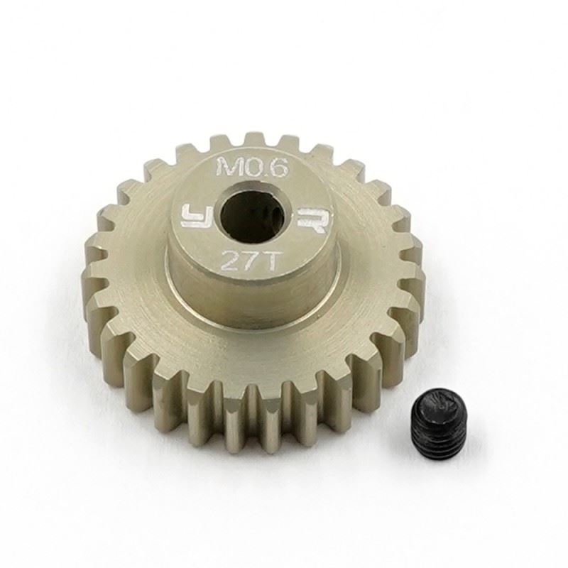 Yeah Racing Aluminum 7075 Hard Coated Motor Gear/Pinions 06 Pitch 27 Teeth For Tamiya Car Kits
