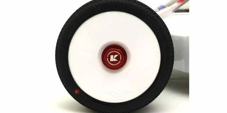 Kyosho 1:8 Inferno Serrated Closed Wheel Nuts (4) Red