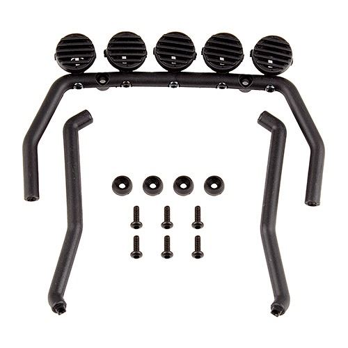 ASSOCIATED CR12 ROLL BAR AND BUMPER (BLACK)