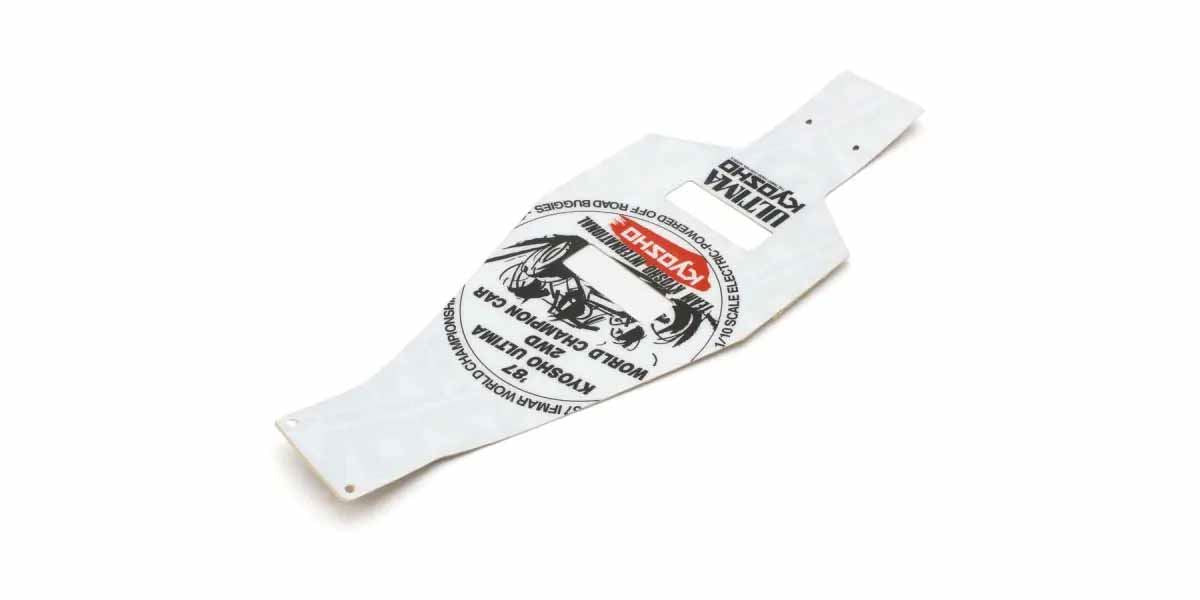 Kyosho Ultima Jj Limited Edition Chassis Protector Sheet