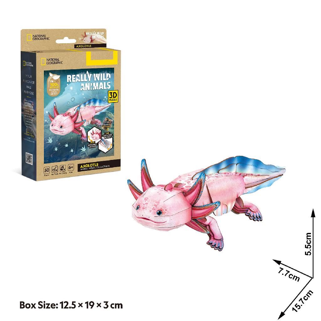 Cubicfun Axolotl (50 Pieces)