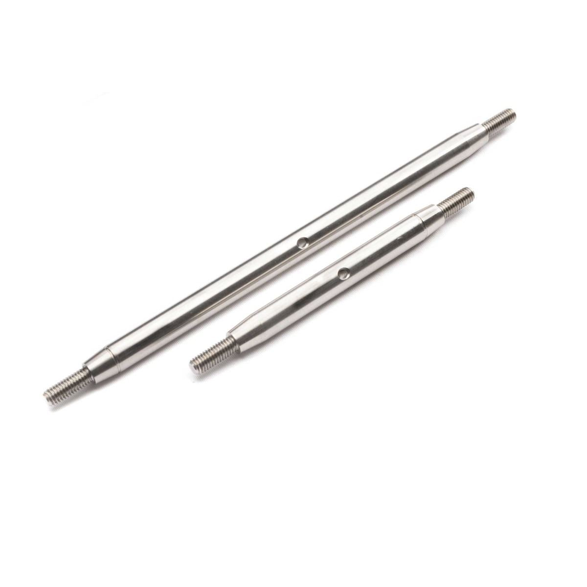 Axial SCX6: S.S. Steering Link Set (200.8mm & 119.5mm)